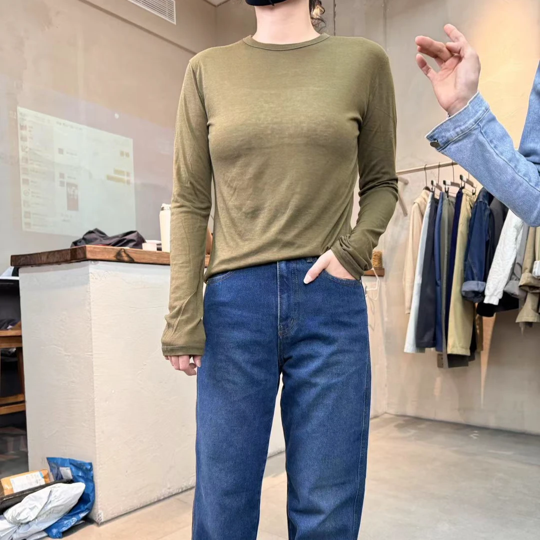 韩国进口微透打底衫 均码