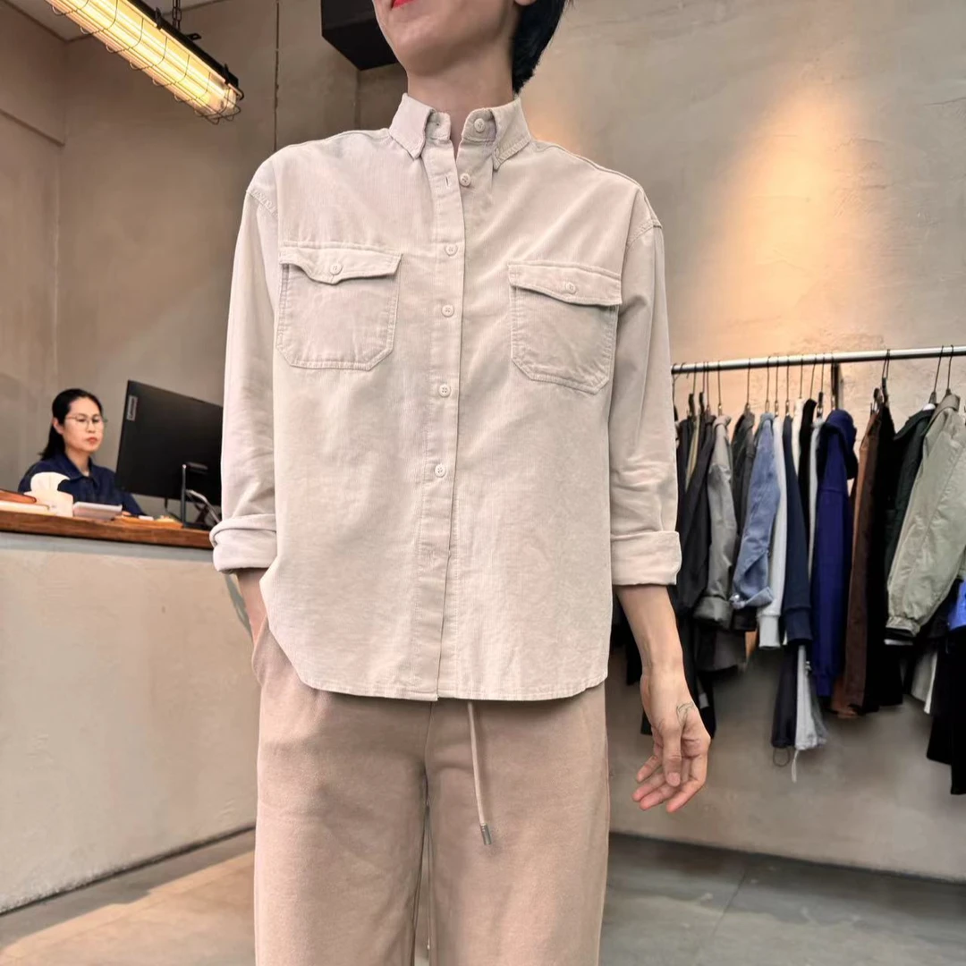 韩国进口休闲衬衫均码
