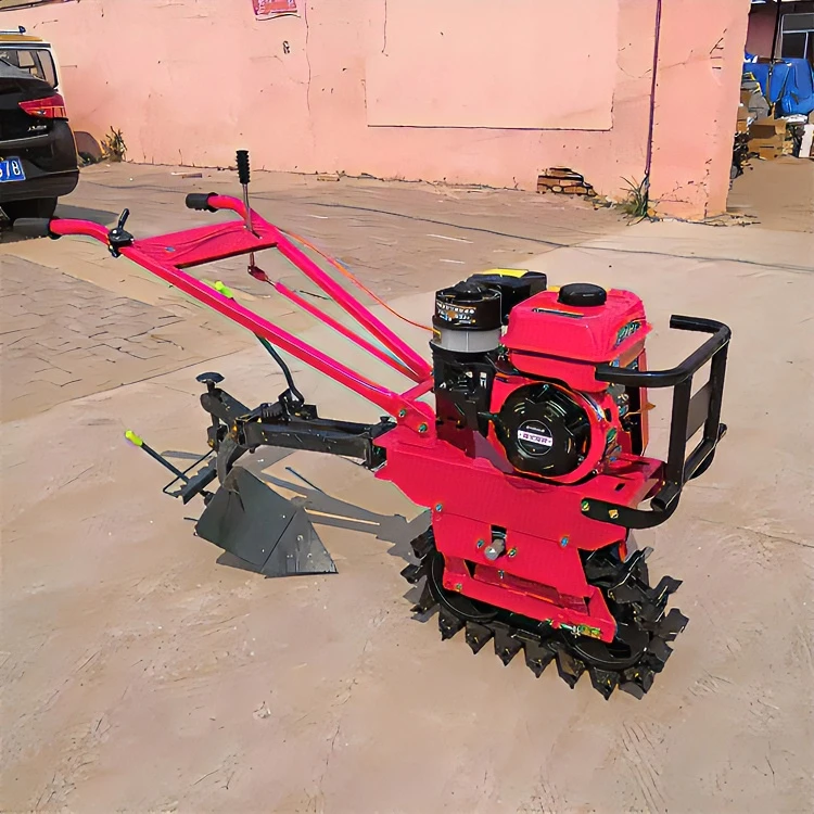 小红牛链轨犁地机开沟除草芸地施肥一体机菜园拖拉机大棚趟地机