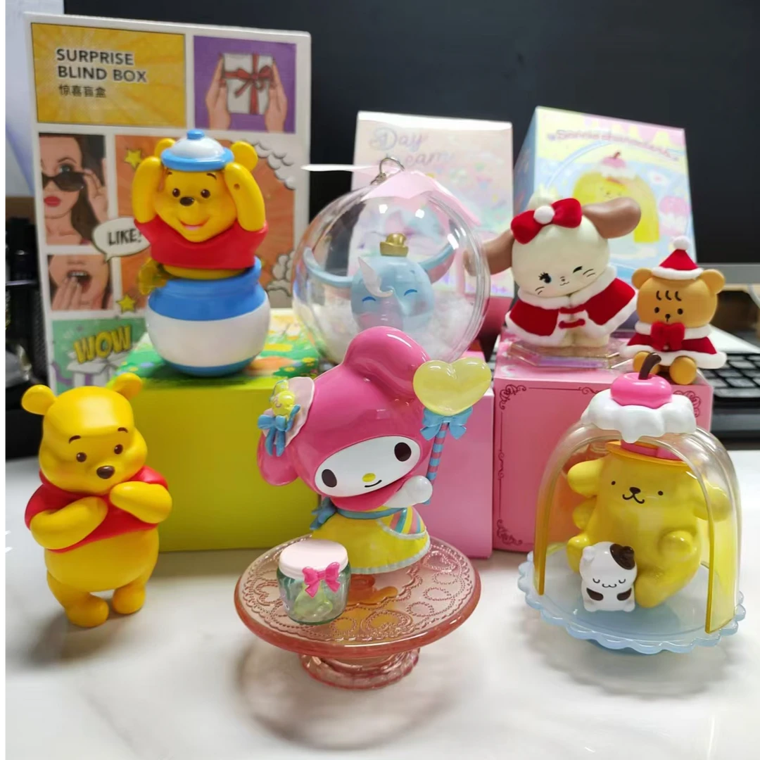 MINISO名创优品美乐蒂小熊维尼小飞象盲盒(现拆链接)
