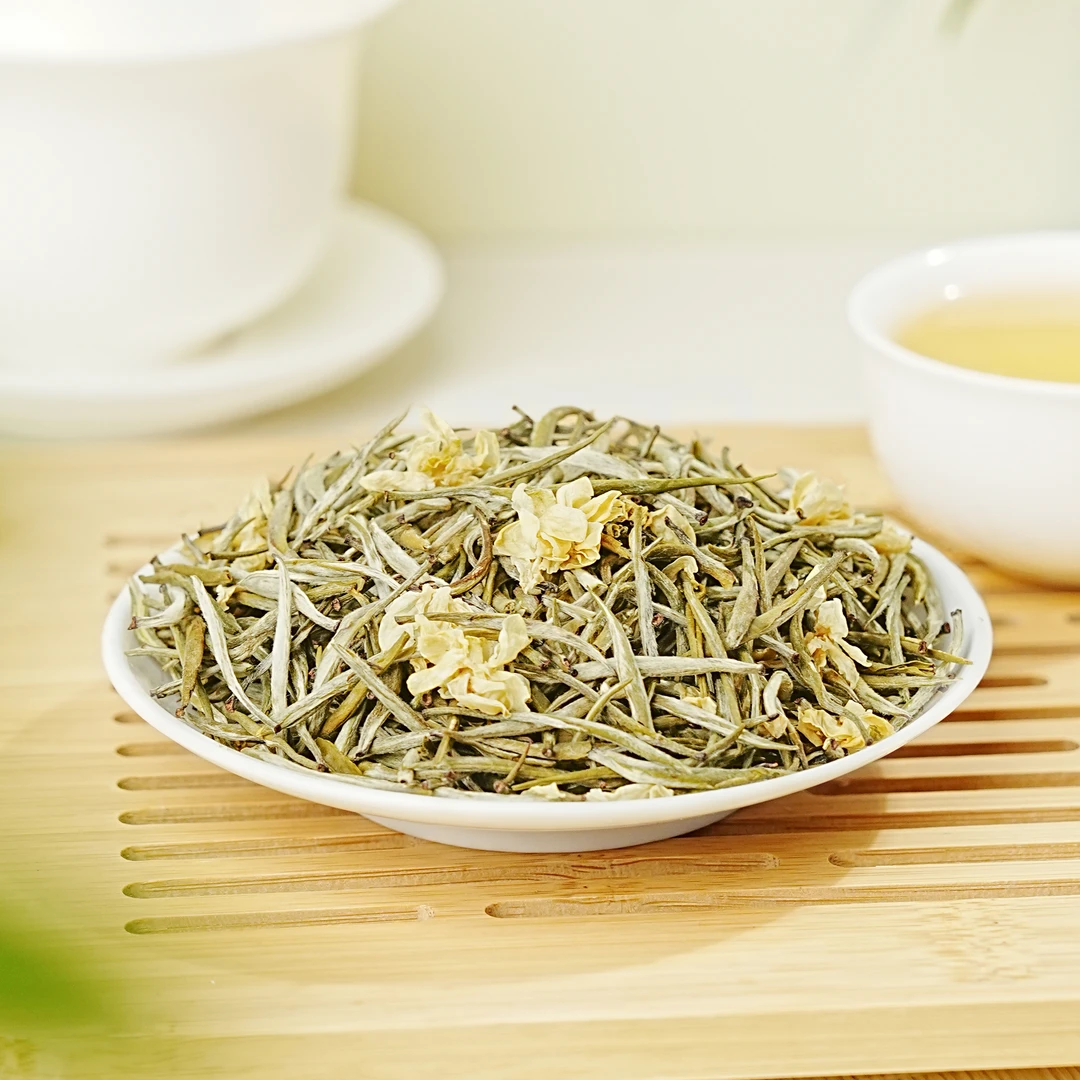 2024年新茶茉莉飘雪茉莉花窨制浓香型高山茉莉花茶冷泡茶叶