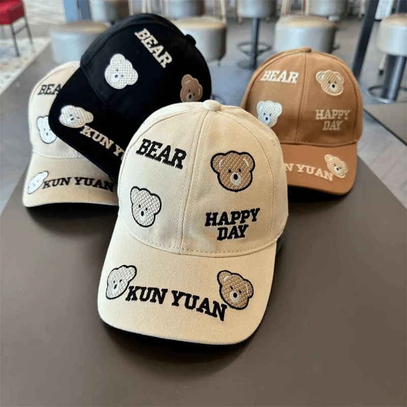 儿童帽子秋冬款防风出游鸭舌帽可爱超萌遮阳男女宝宝春季棒球帽潮