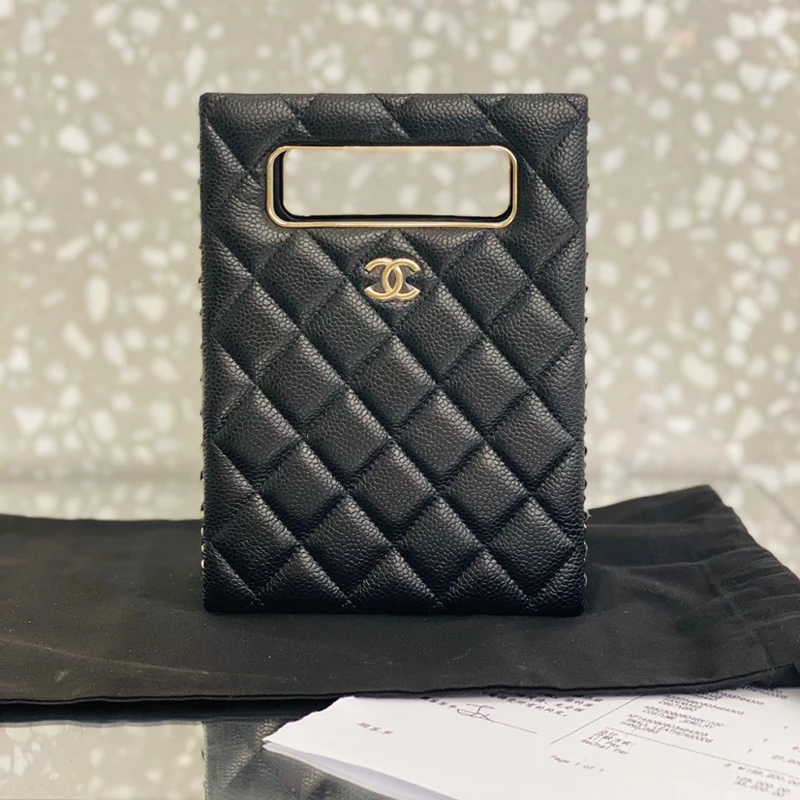 未使用 Chanel/香奈儿 Chanel黑金手拿盒子