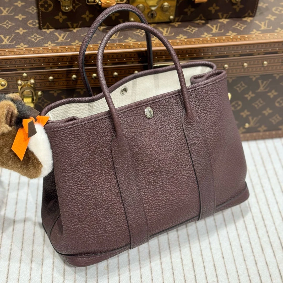 99新 Hermes/爱马仕 贝贝/z刻/爱马仕马鞍红花园30包