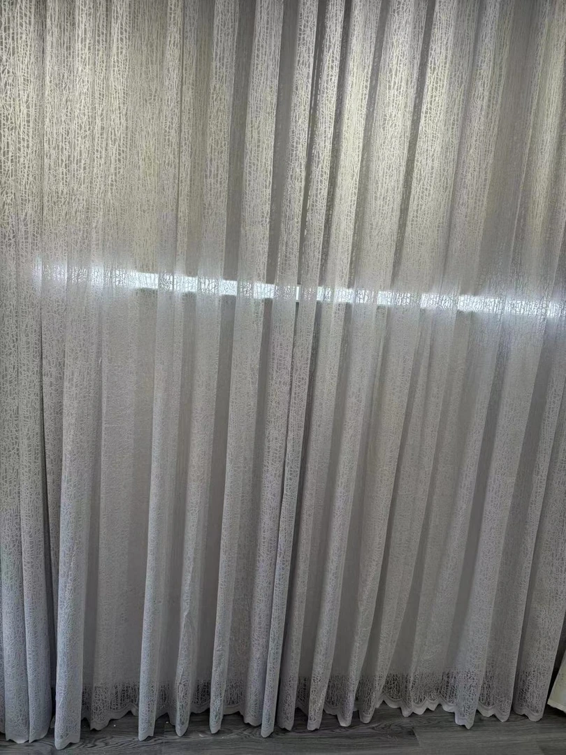 轻奢蕾丝高级灰窗纱梦幻纱帘客厅卧室透光阳台卧室纱帘