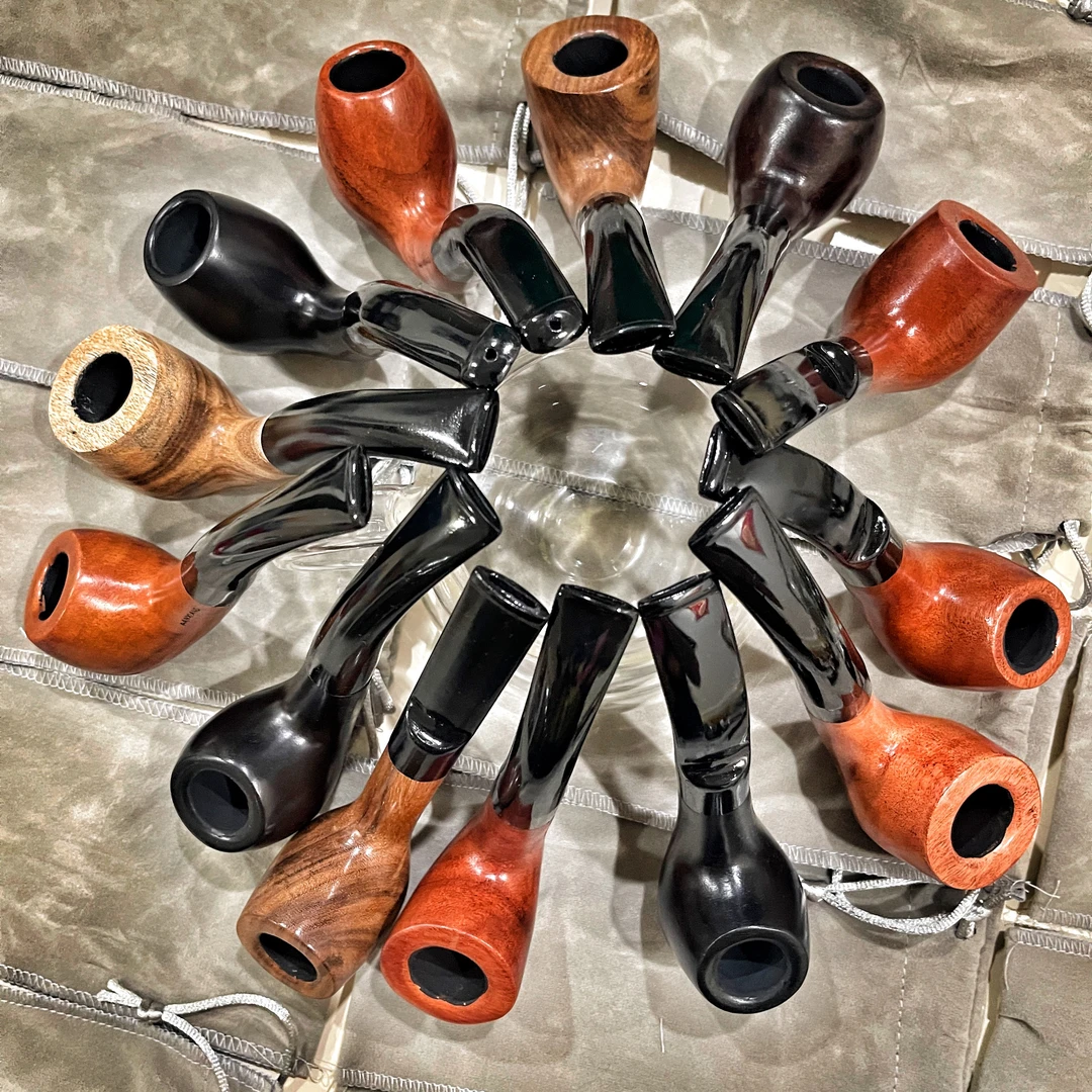 金丝楠木、檀木等实木烟斗盲盒-随机发送不挑款