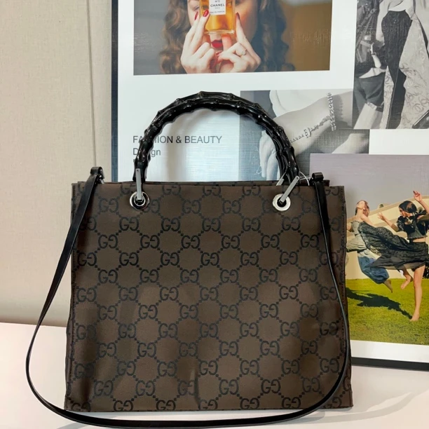 95新 GUCCI/古驰 兔兔奢/古驰竹节包/240610063