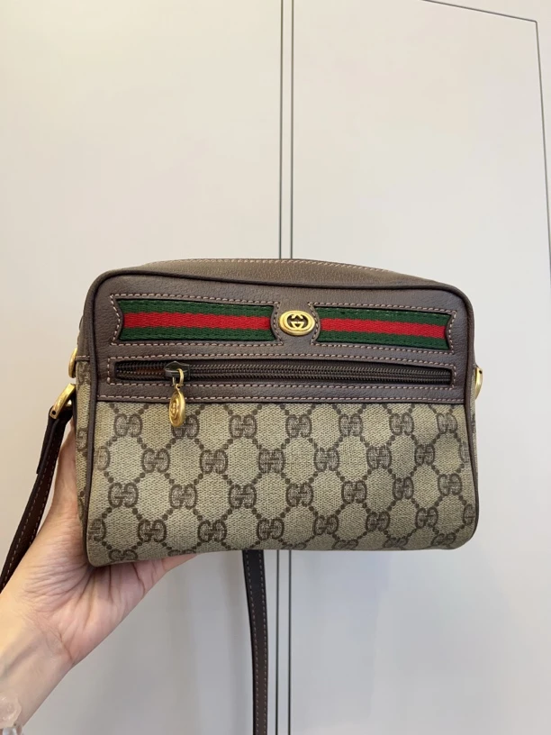 95新 GUCCI/古驰 兔兔奢G专属/古驰相机小号斜挎包/240920003