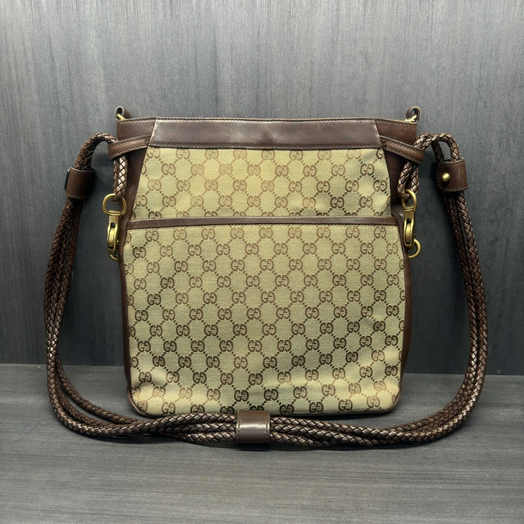 95新 GUCCI/古驰 兔兔奢/古驰斜挎包/240416072