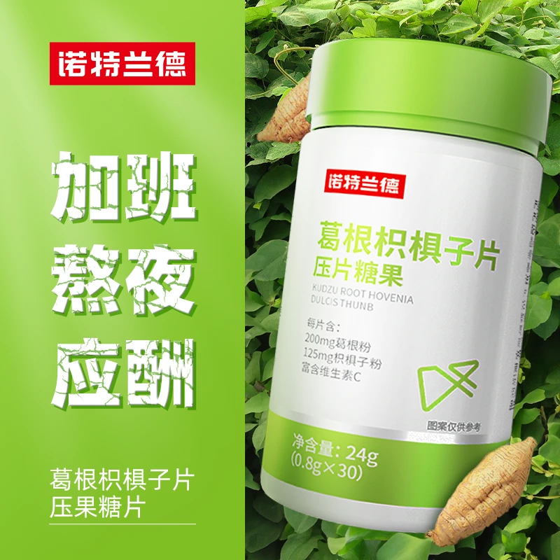诺特兰德葛根枳椇子片成人熬夜应酬加班营养吞服维生素C 30片/瓶