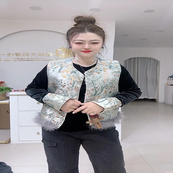 5795时尚洋气国风马甲套