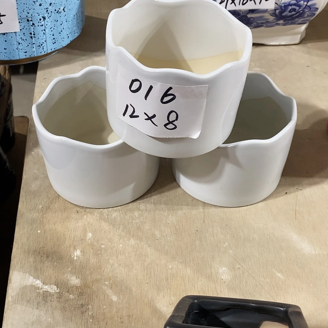 【闪购商品】陶瓷20CM（含）-50CM（不含）微瑕花盆AAA016-3