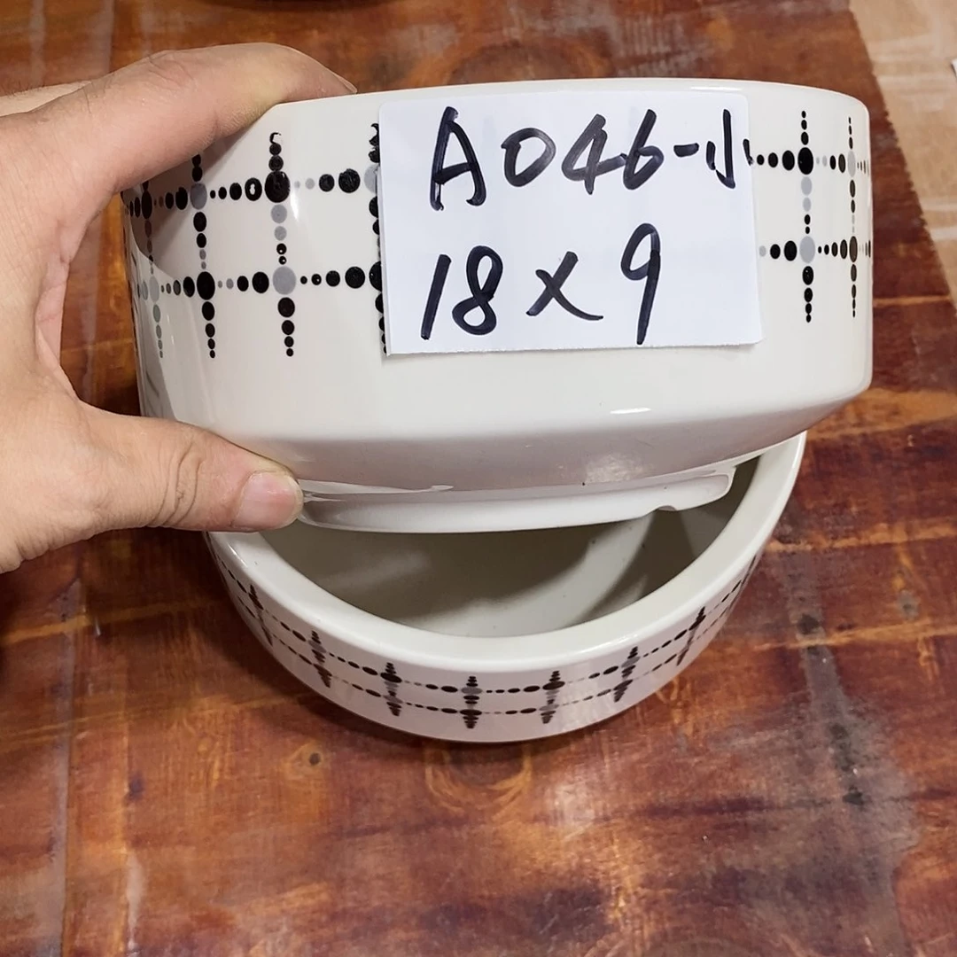 【闪购商品】陶瓷20CM（含）-50CM（不含）微瑕花盆AAA046-2小号