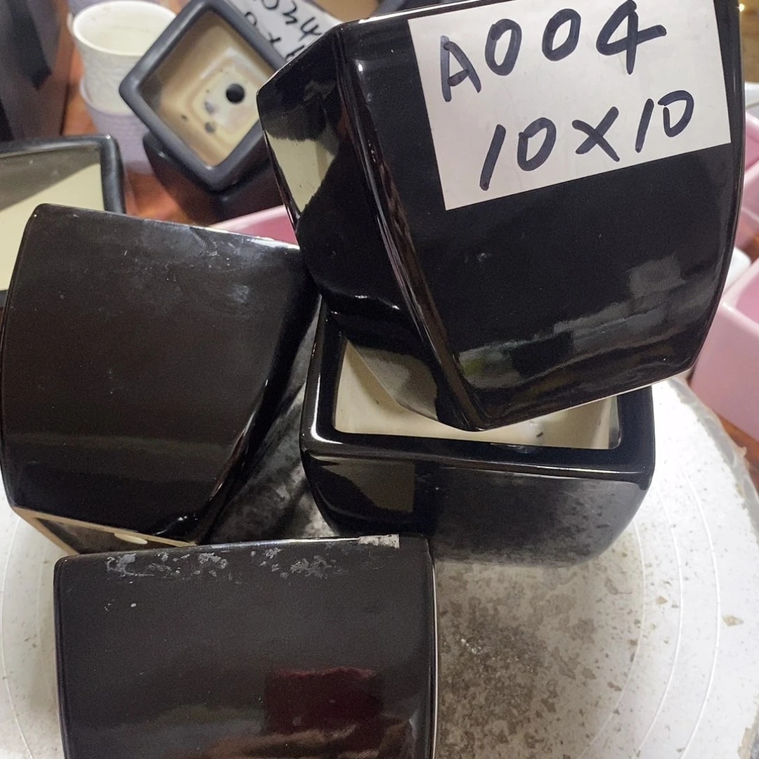 【闪购商品】陶瓷20CM以下微瑕花盆AAAA004-4