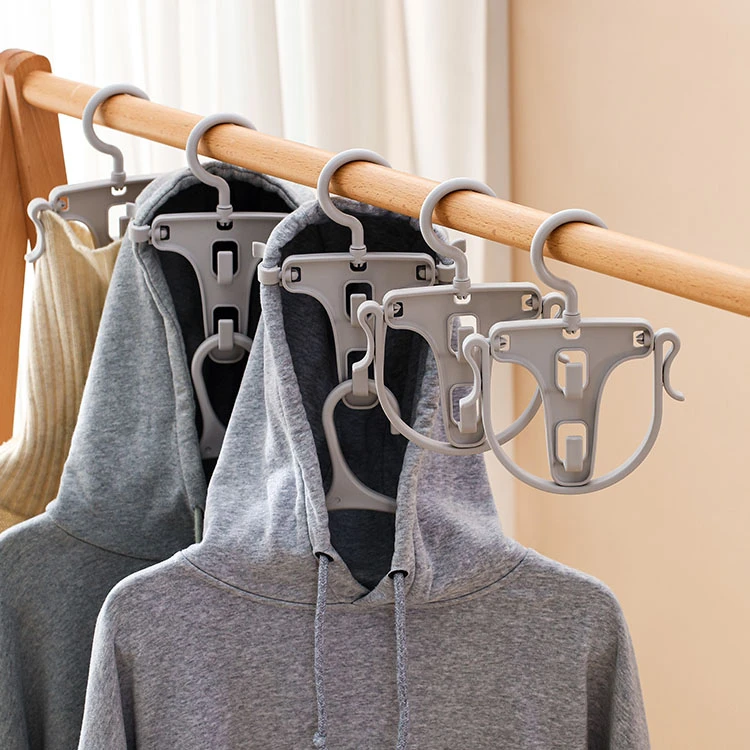 家用防滑衣帽辅助晒架阳台晾衣服帽子撑架学生宿舍无痕防风卫衣架