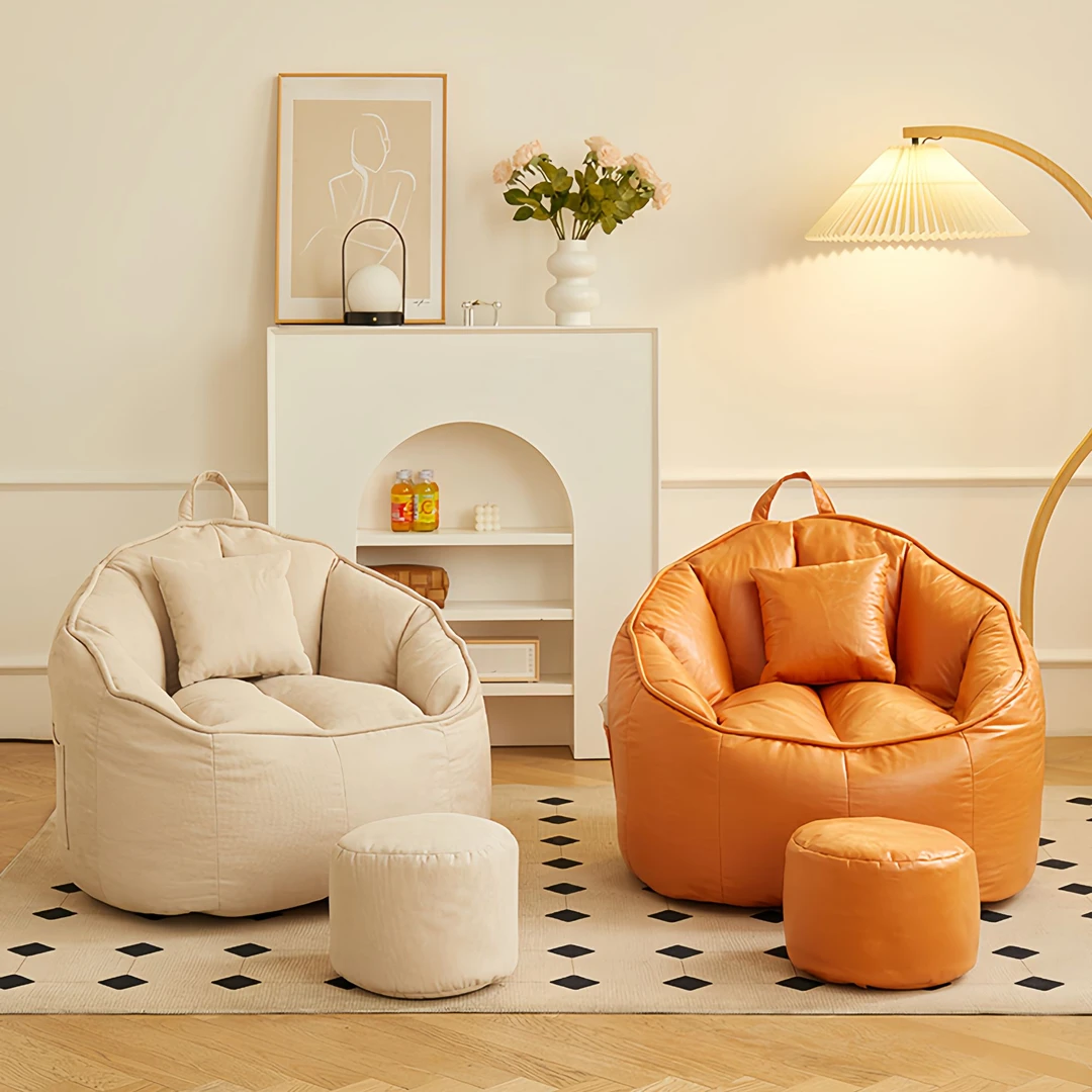 沙发轻奢可爱客厅家用简约榻榻米单人北欧时尚创意日式房间沙发