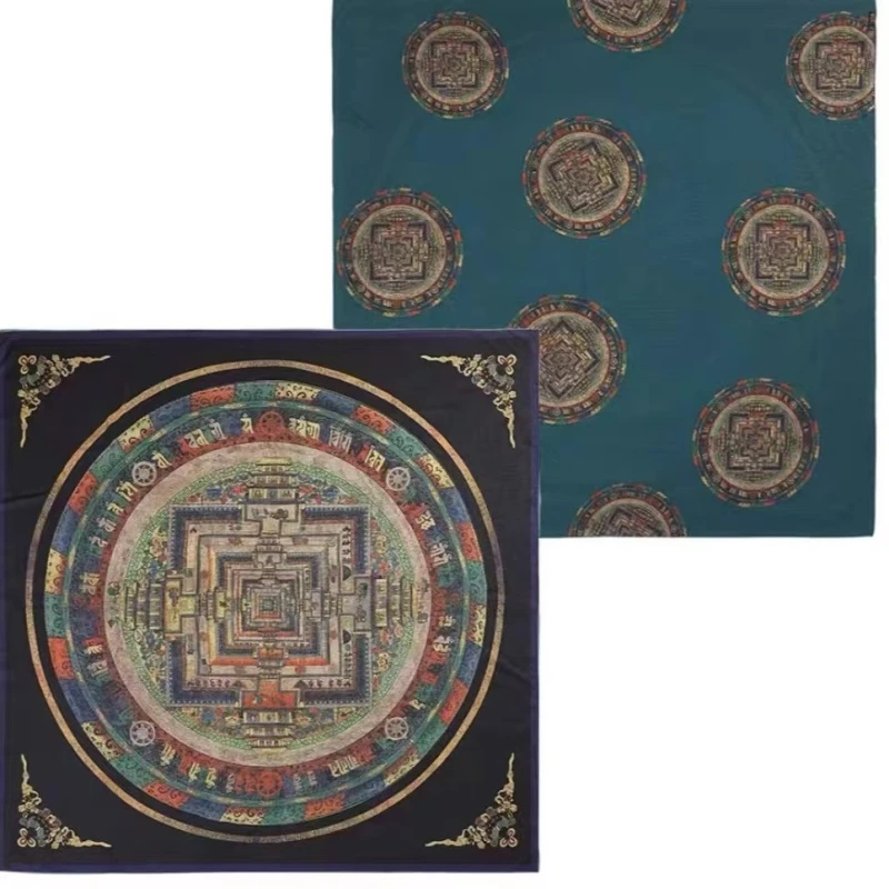 X3-359 （故宫糖卡） 围巾丝巾披肩140*140左右