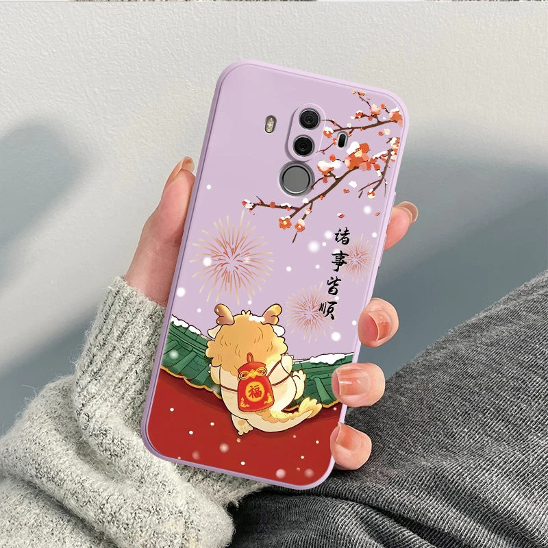 适用华为mate10pro手机壳BLA-AL00软外壳液态硅胶保护套新款中国