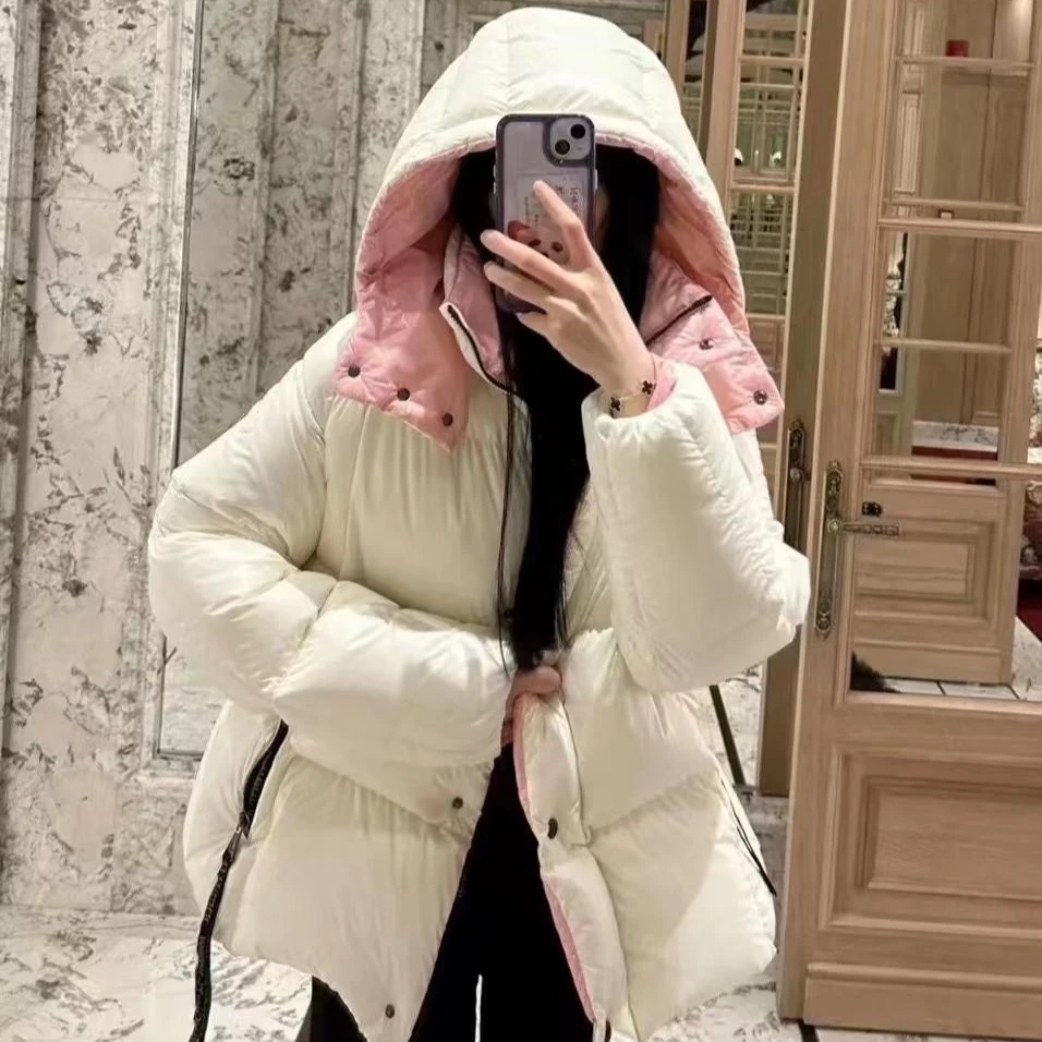 反季必入！冬季加厚保暖连帽短款面包羽绒服3184