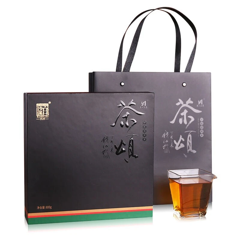 白沙溪茶颂手筑茯砖安化黑茶800g