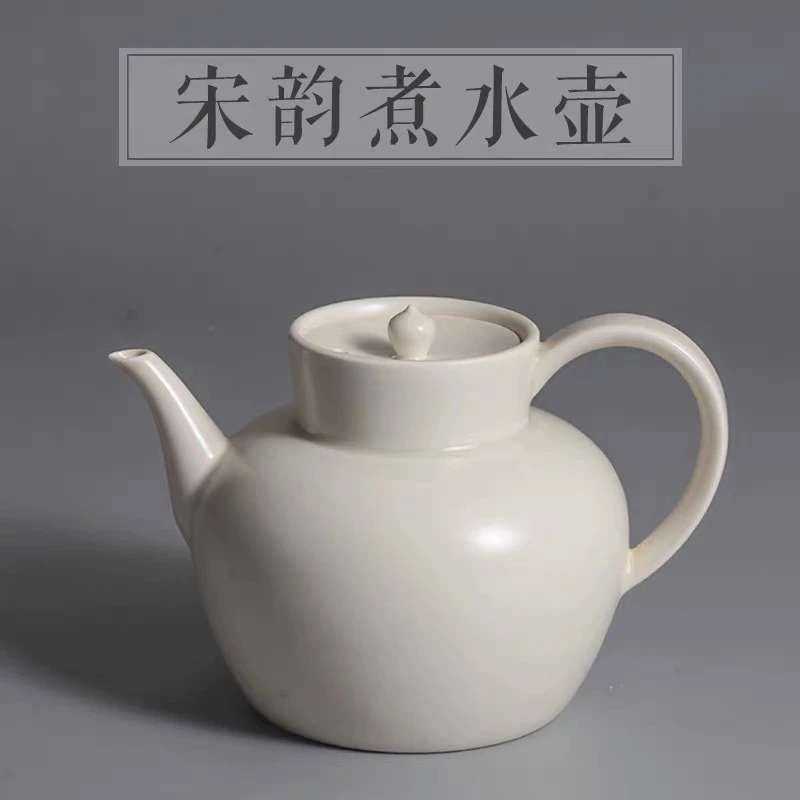 手工砂铫煮茶壶 宋韵煮水壶小师姐评茶 茶叶潮州老岩泥支持明火