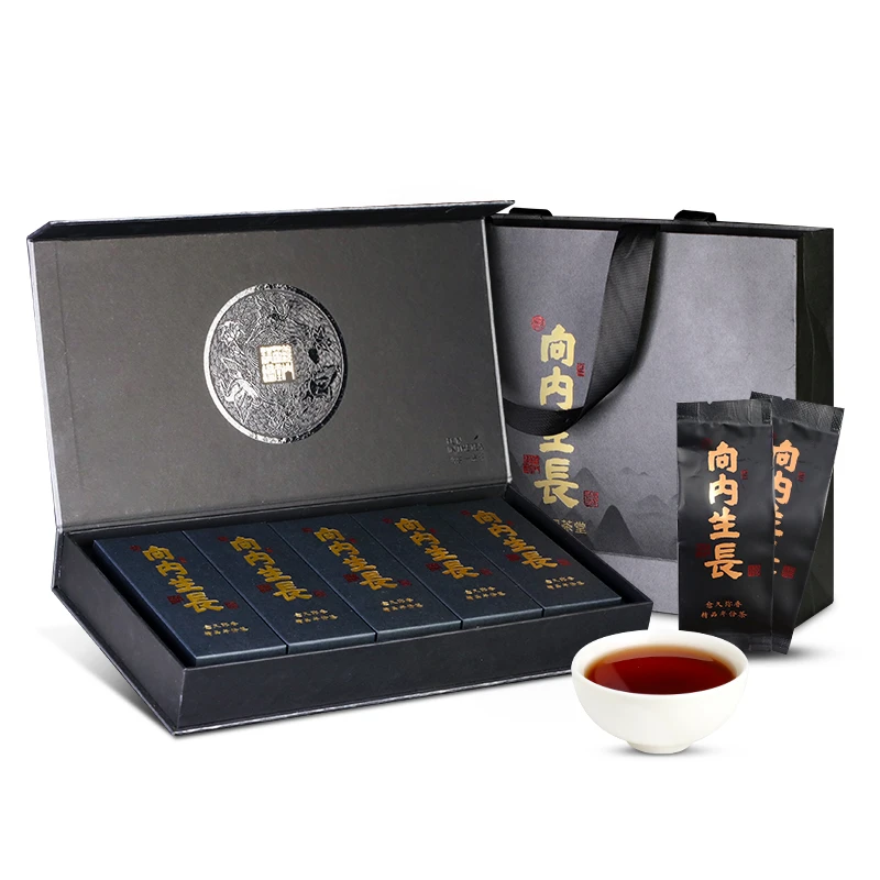 向内生长1992年普洱熟茶老茶礼盒茶叶小师姐评茶