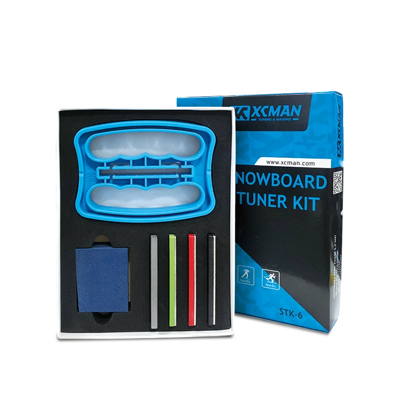 滑雪板边刃打磨抛光除锈修理工具套装四角度器锉刀金刚石除锈模块