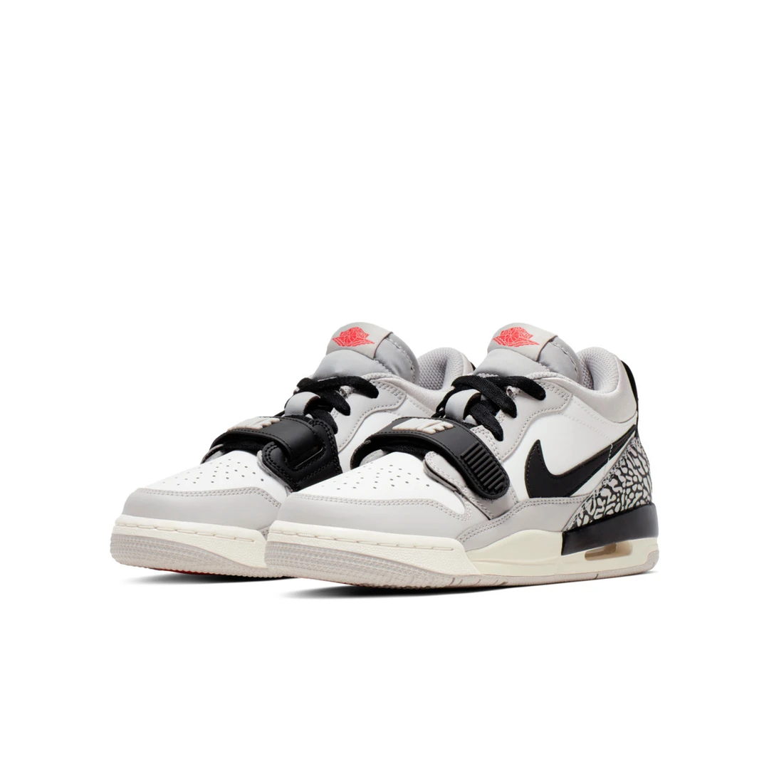 NIKE/耐克aj312爆裂纹白黑女鞋低帮款运动板鞋休闲鞋CD9054-101