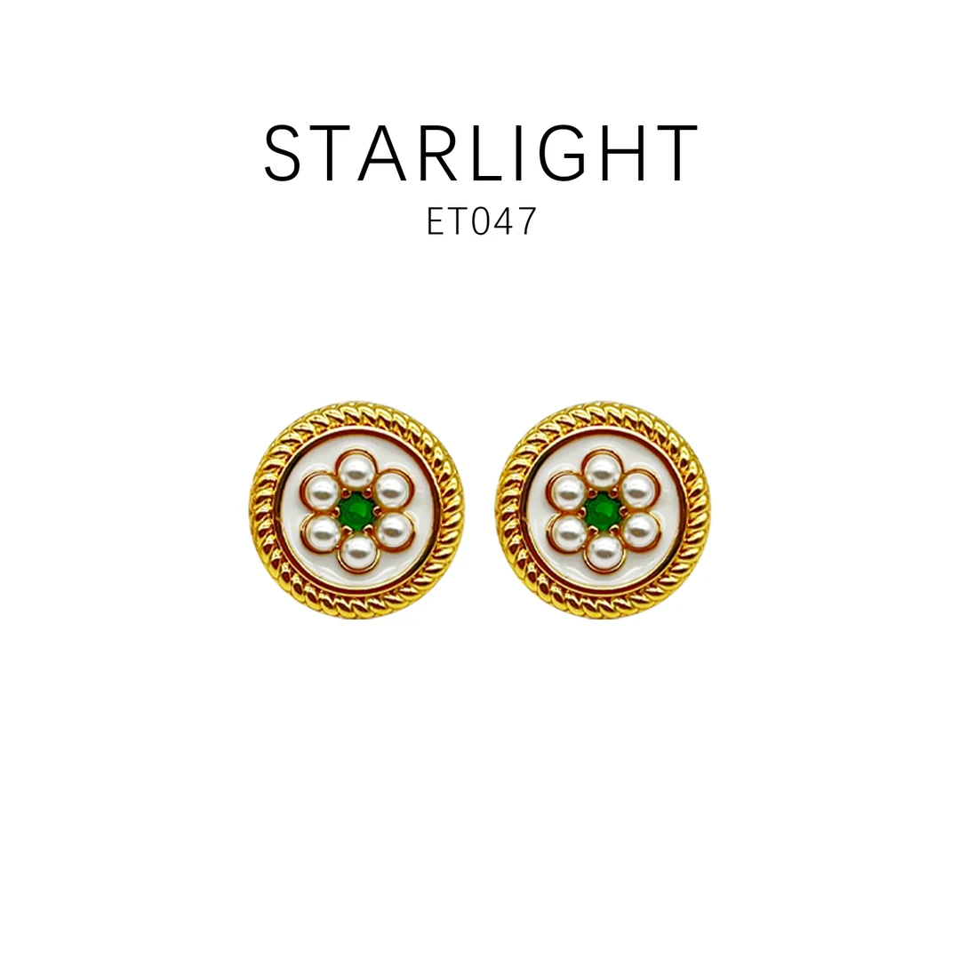 铜合金耳饰 耳饰 经典款优雅时尚百搭耳饰～ET047