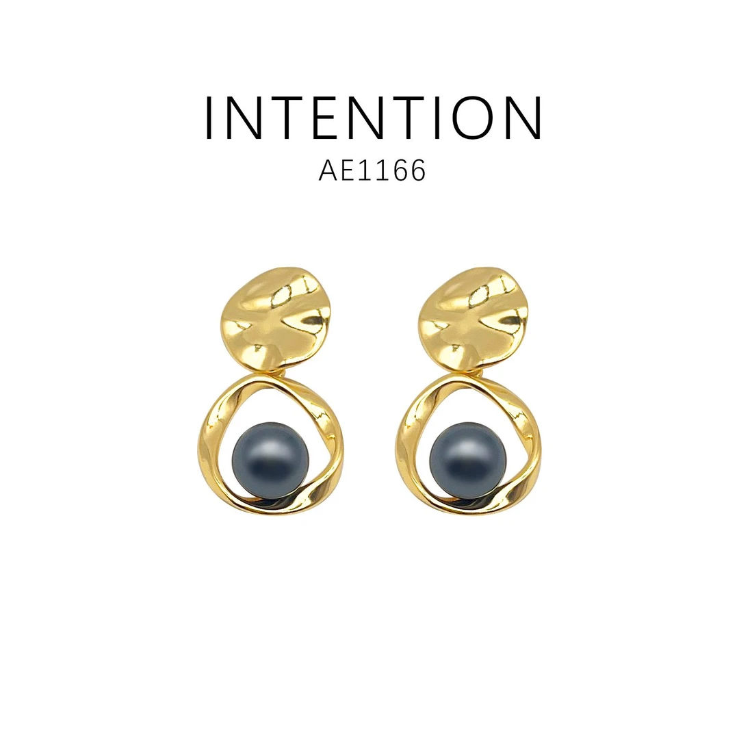 铜合金耳饰 时尚经典简约气质百搭优雅耳饰~AE1166