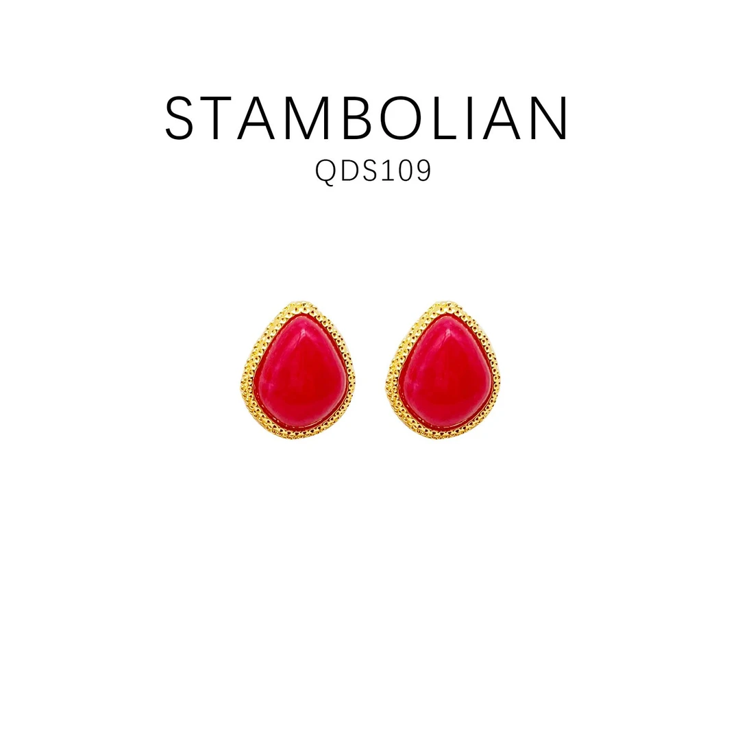 铜合金耳饰 设计师高级时尚百搭款耳饰 ~QDS109