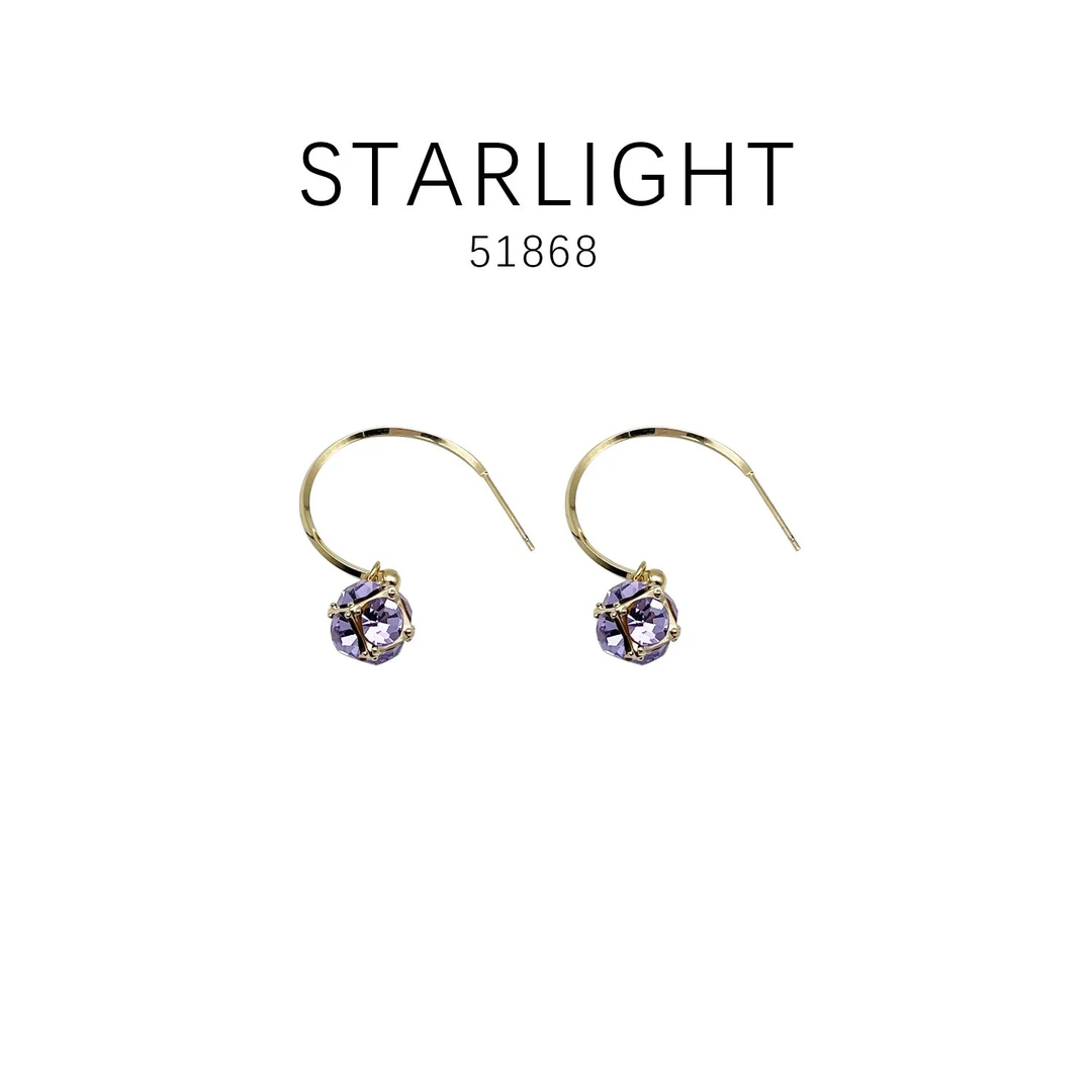 铜合金耳饰 设计款优雅时尚轻奢百搭耳饰~51868