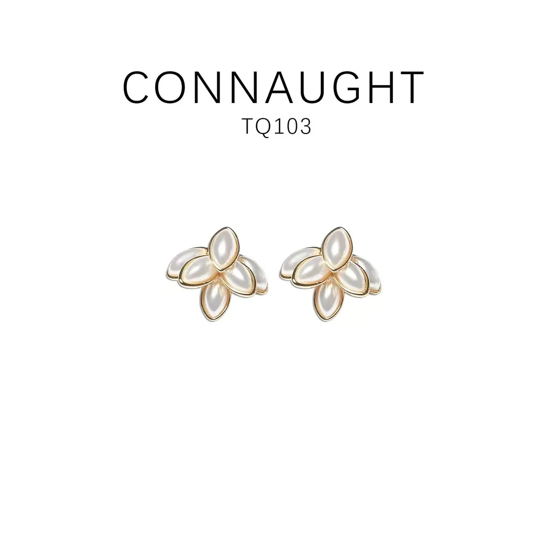 铜合金耳饰 耳饰 大气复古百搭时尚轻奢款耳饰~tq103