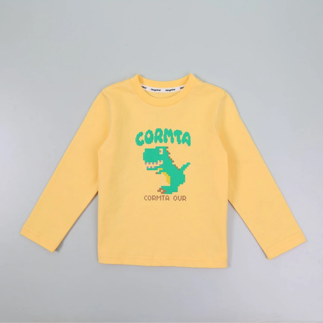 直播专用品牌童装秋冬季单T一站式购买连接T恤男童女童上衣组合