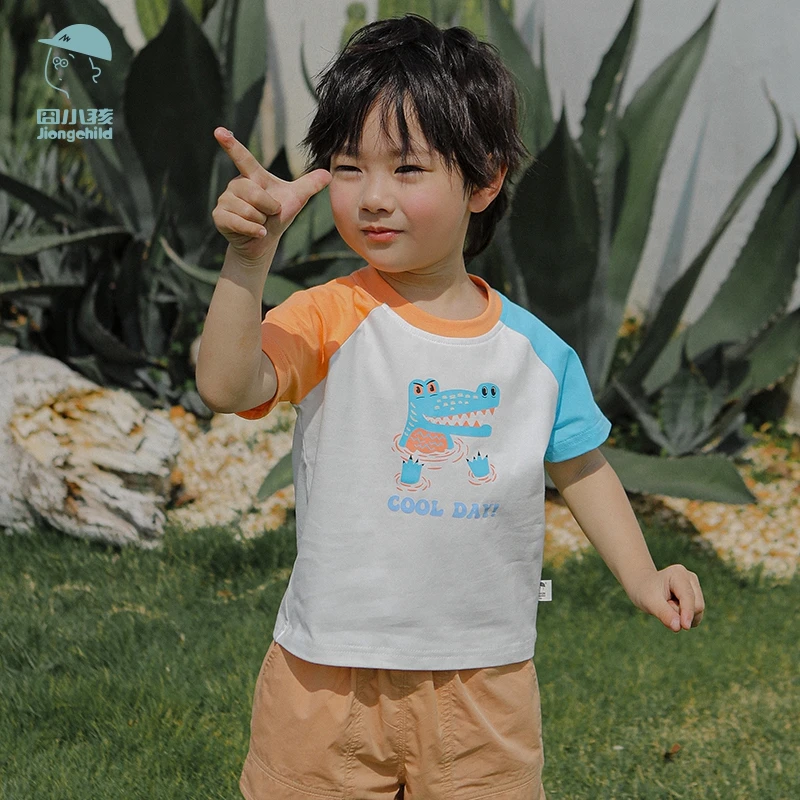 品牌男童短袖T恤小童宝宝半袖儿童体恤夏新款童装XBT33571