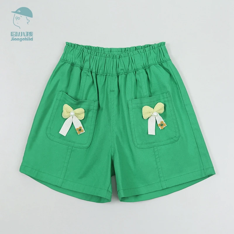 品牌女童夏季儿童短裤女孩安全裤中裤薄款五分裤DGK43080