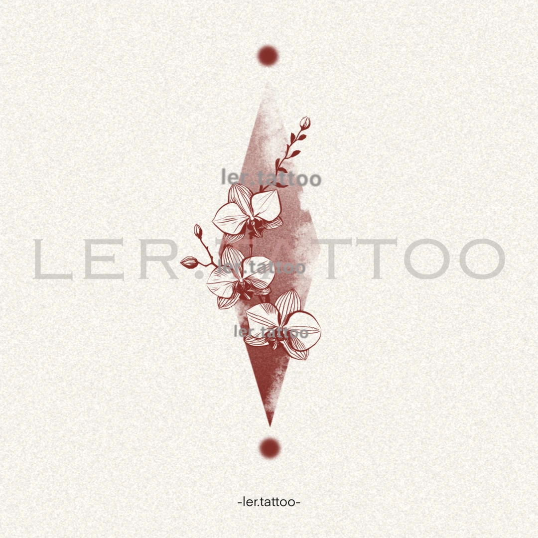 ler.tattoo｜新中式｜彩色纹身贴｜玉蝴蝶｜全店5张包邮