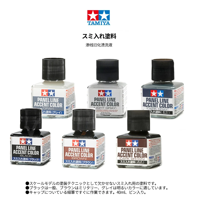 √田宫渗线液旧化/渍洗液高达模型渗线用田宫渗线液87131-87210