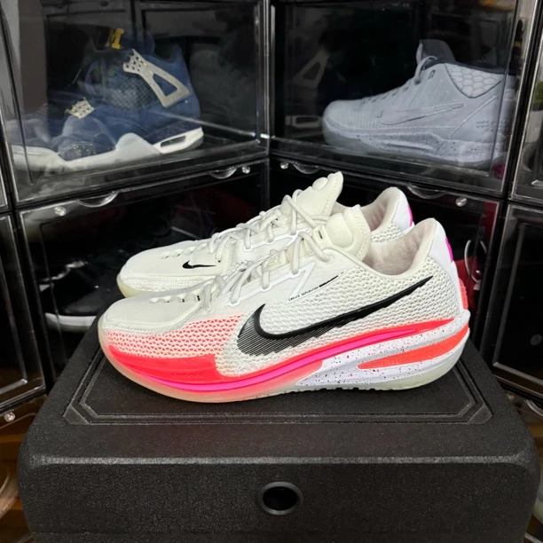 44.5码 Nike zoom gt cut1 水蜜桃 9新 无原盒 小修复 磨损不大