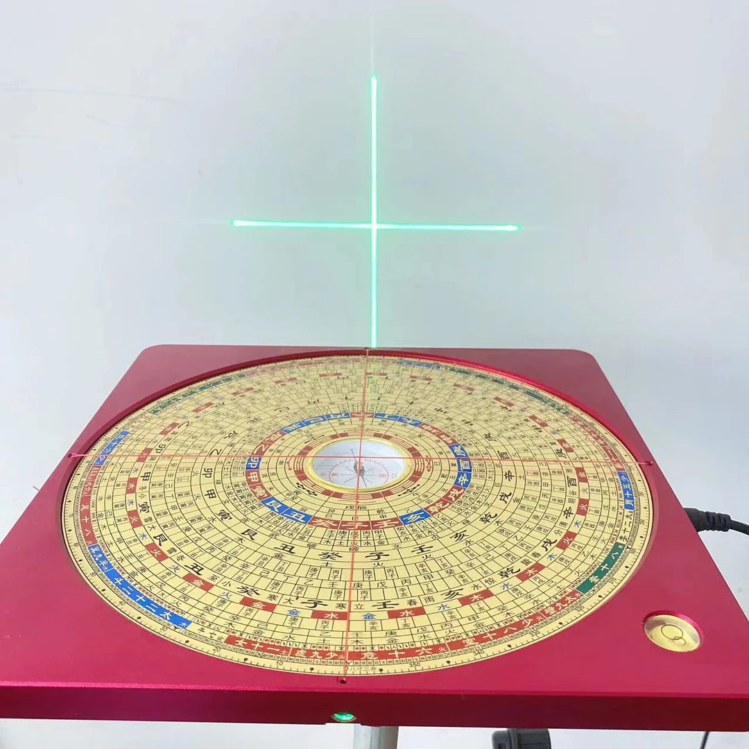 崇道堂8寸三合/综合双面激光铝镁(he jing）铜面高精度罗经