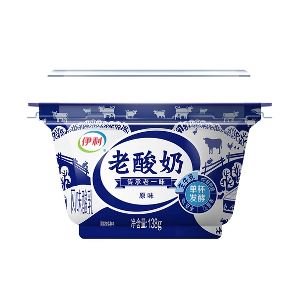 伊利老酸奶风味酸乳原味 138g