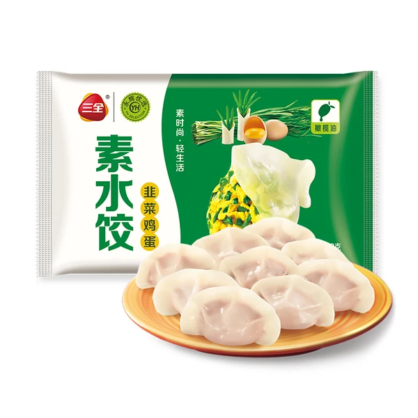 永辉优选&三全韭菜鸡蛋水饺 480g