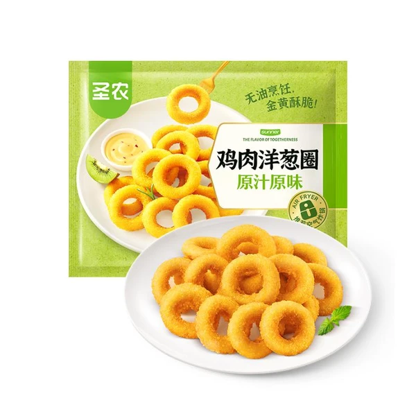 【快手美食】圣农原汁原味鸡肉洋葱圈 200g(12-13块)