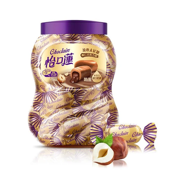 怡口蓮流心太妃糖榛仁巧克力味罐装 253g