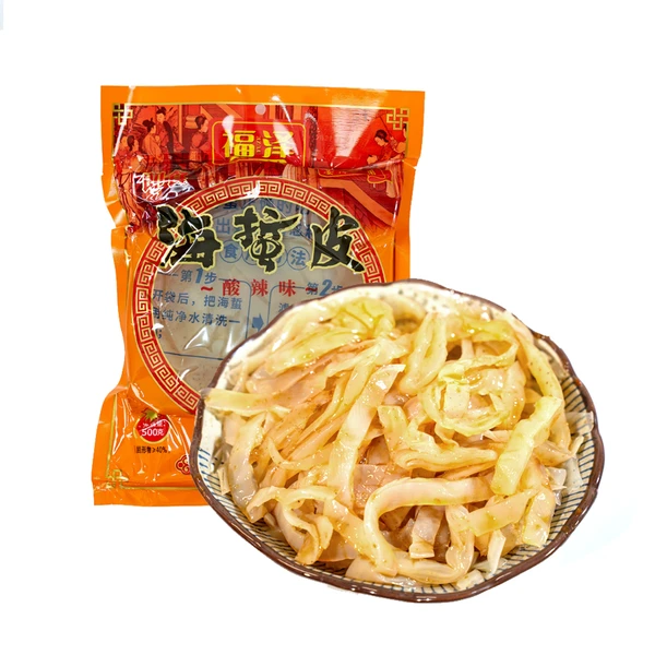 福泽酸辣味优质海蜇皮 500g