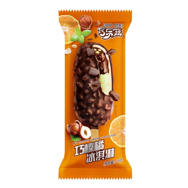 伊利巧乐兹巧榛橘冰淇淋 70g