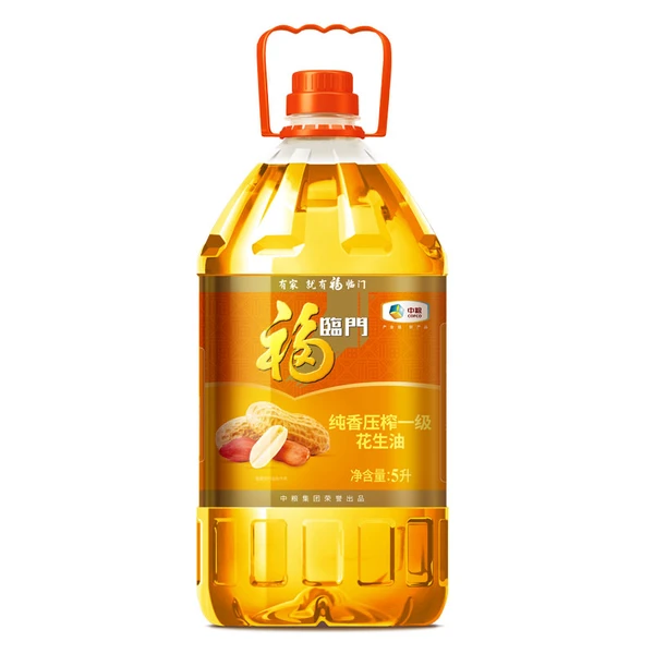 福临门纯香压榨一级花生油 5L