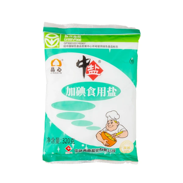 晶心绿色食品加碘盐 320g
