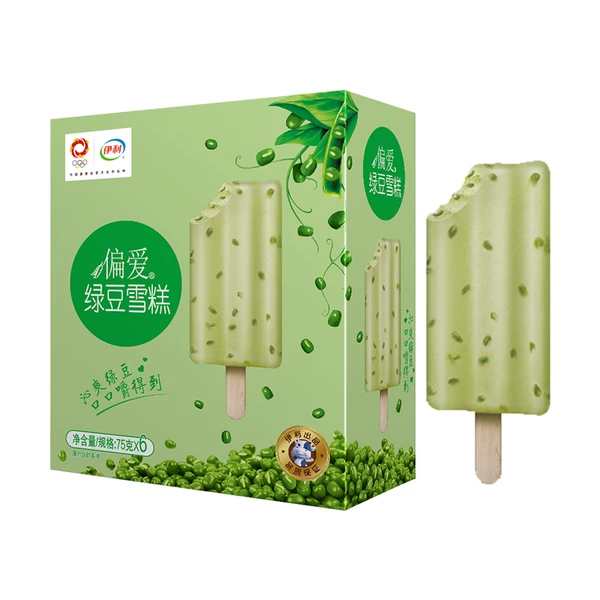 伊利偏爱绿豆雪糕 450g（6支）