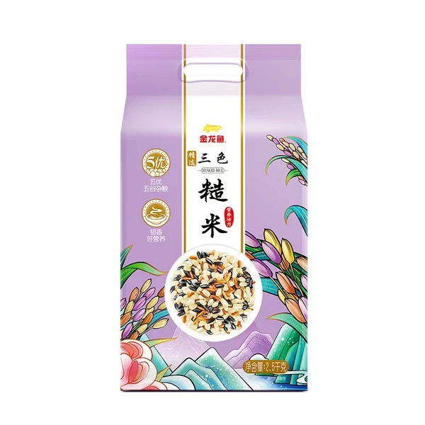金龙鱼精选三色糙米 2.5kg